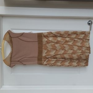 Rachel Roy Knit Dress with Matching Sheer Overcoat